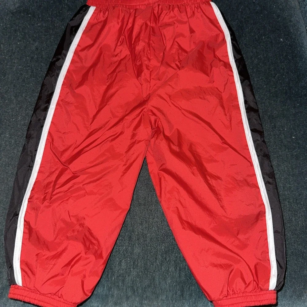 NHL Chicago Blackhawks Vintage Kid Athlete Tracksuit Sz 12months Pants& Jacket